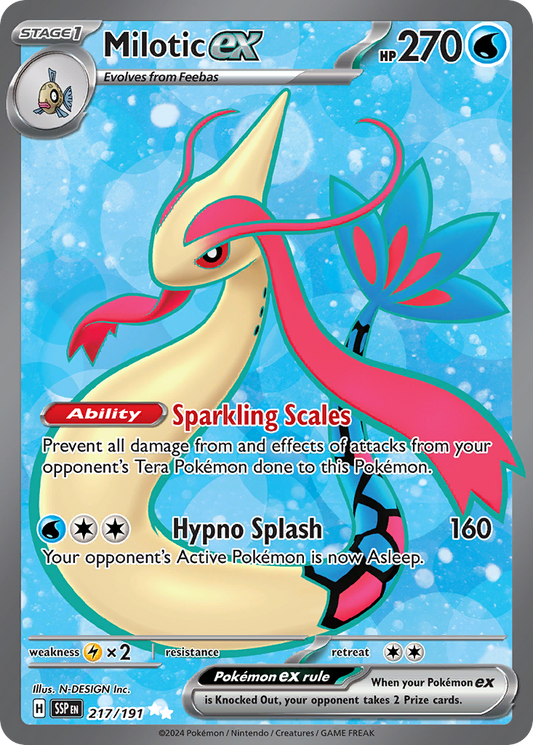 Milotic ex 217/191 Surging Sparks