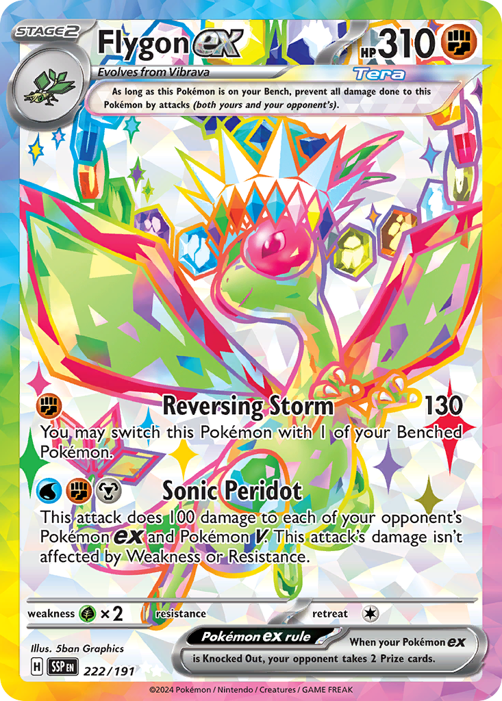 Flygon ex 222/191 Surging Sparks