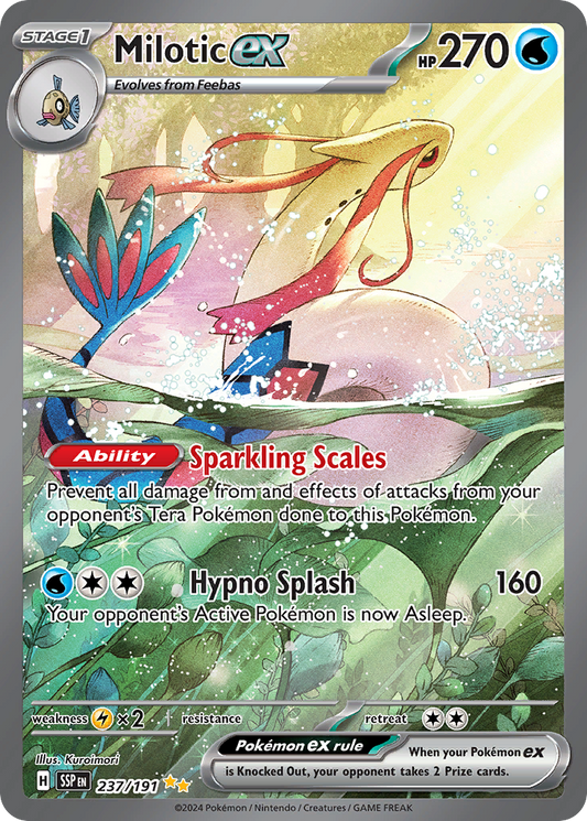 Milotic ex 237/191 Surging Sparks