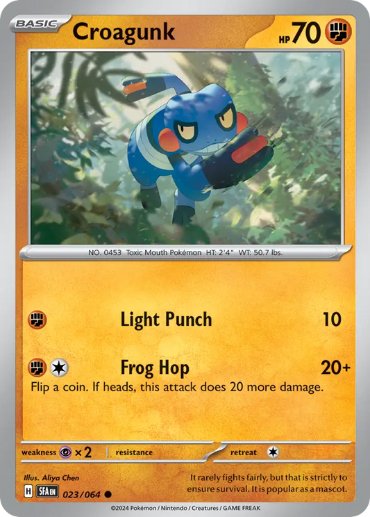 Croagunk 023/064 Shrouded Fable