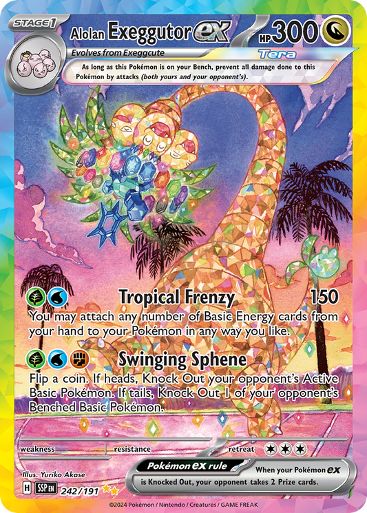 Alolan Exeggutor ex 242/191 Surging Sparks