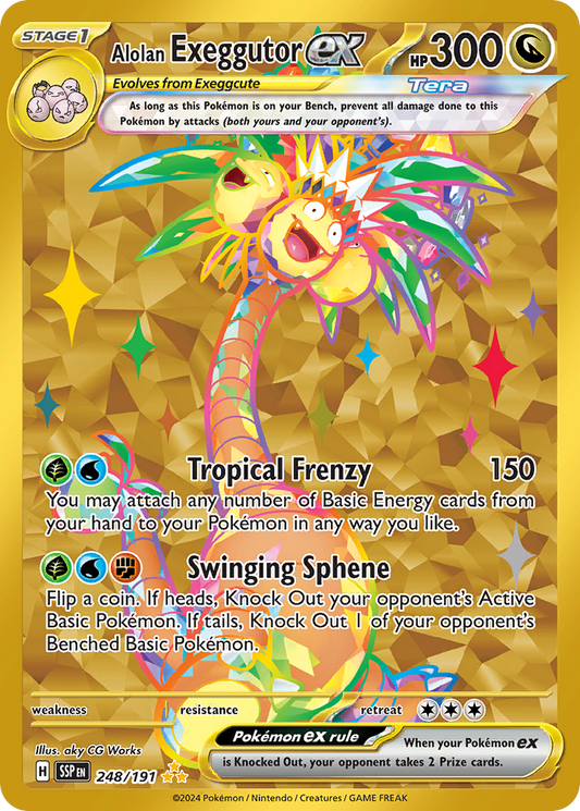 Alolan Exeggutor ex 248/191 Surging Sparks