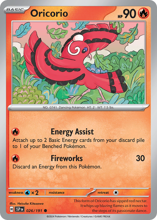 Oricorio 026/191 Surging Sparks