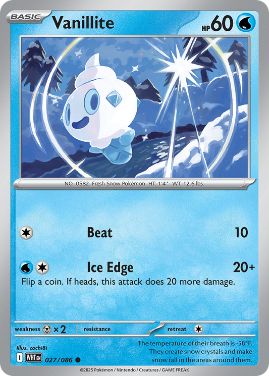 Vanillite 027/086 White Flare