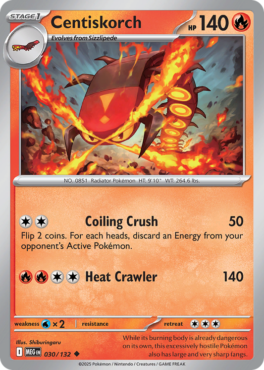 Centiskorch 030/132 Mega Evolution