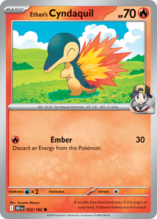 Ethan's Cyndaquil 032/182 Destined Rivals