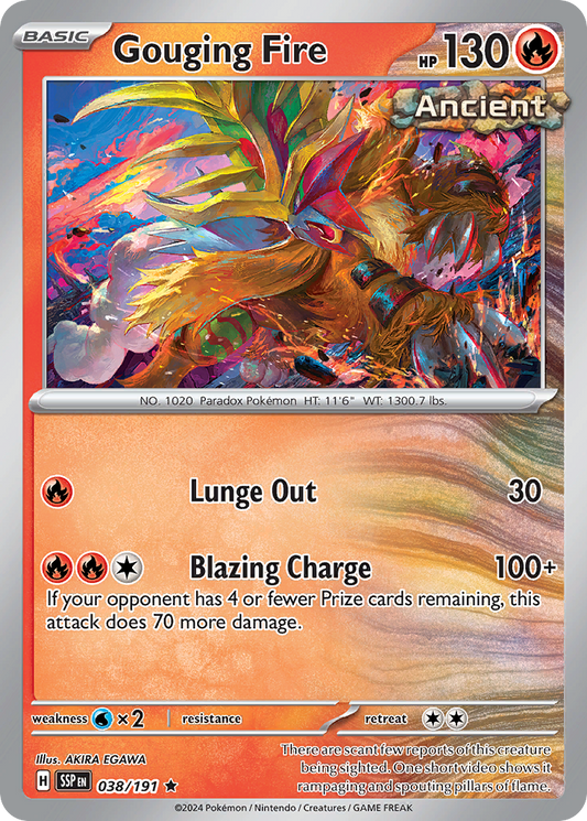 Gouging Fire 038/191 Surging Sparks Holo