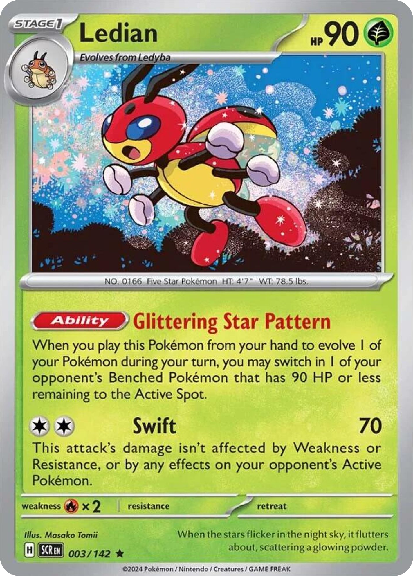 Ledian 003/142 Stellar Crown