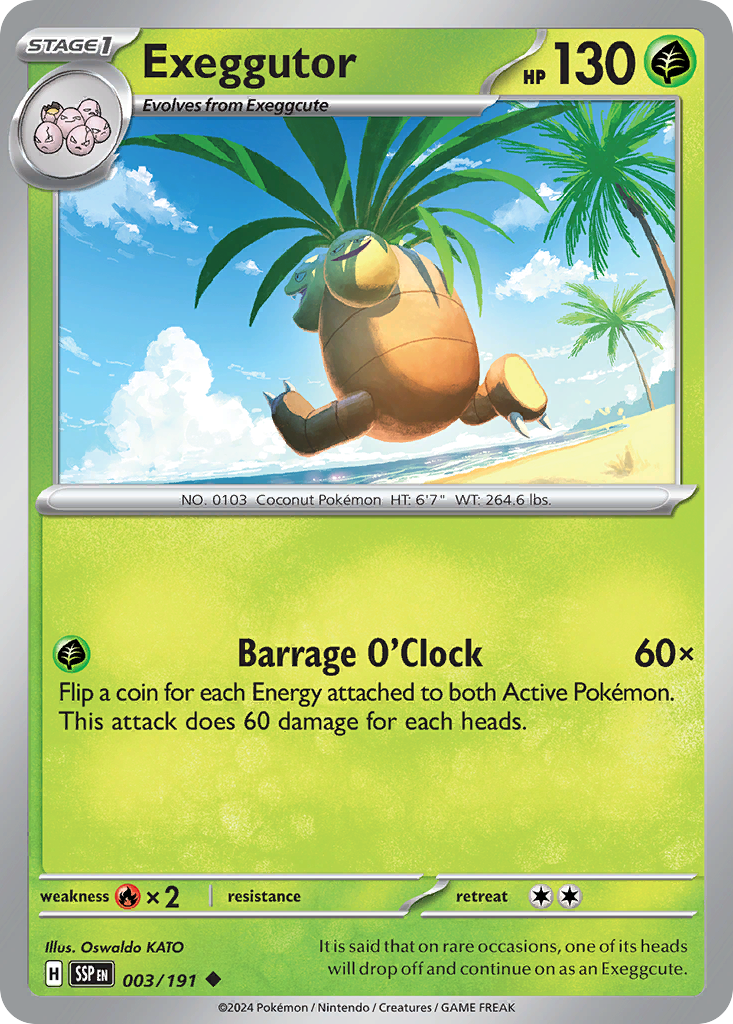 Exeggutor 003/191 Surging Sparks