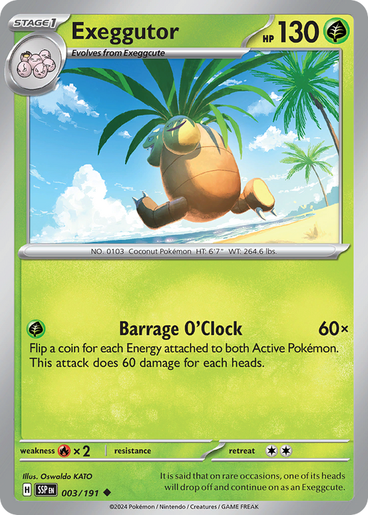 Exeggutor 003/191 Surging Sparks