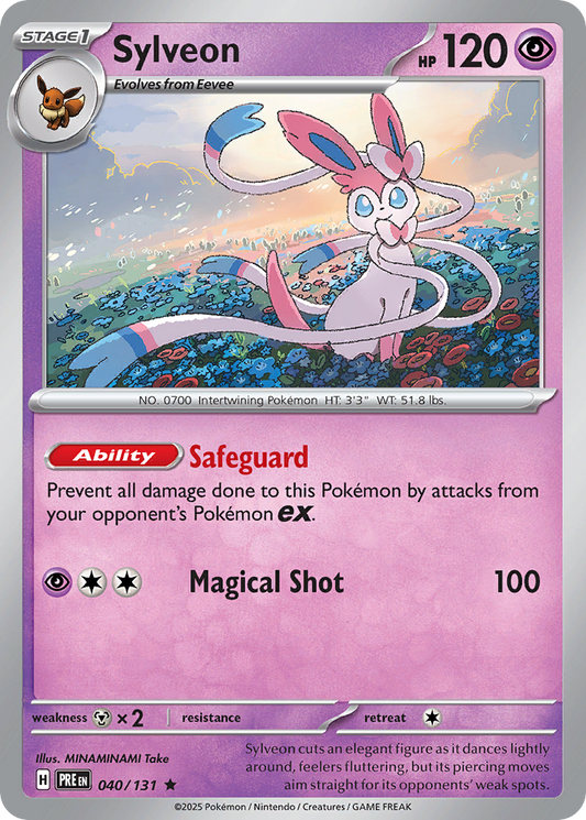 Sylveon 040/131 Prismatic Evolutions Holo