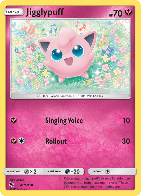 Jigglypuff 41/68 Hidden Fates