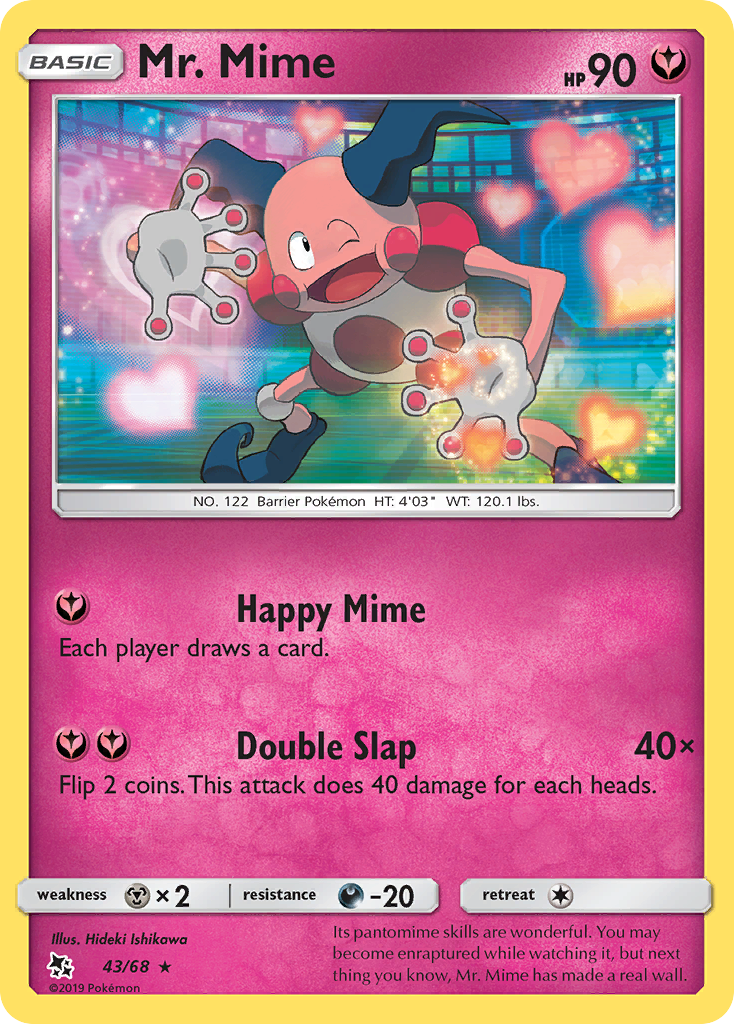 Mr. Mime 43/68 Hidden Fates