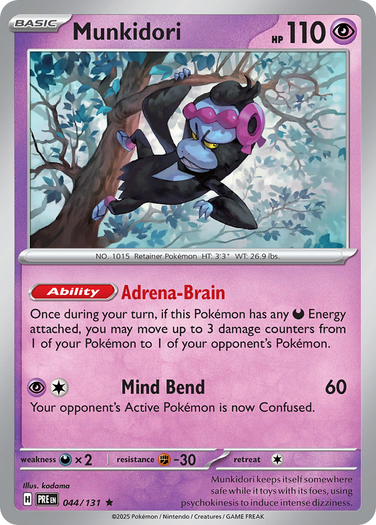 Munkidori 044/131 Prismatic Evolutions Holo