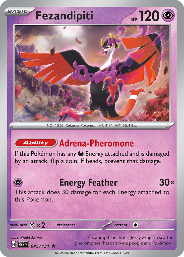 Fezandipiti 045/131 Prismatic Evolutions Holo