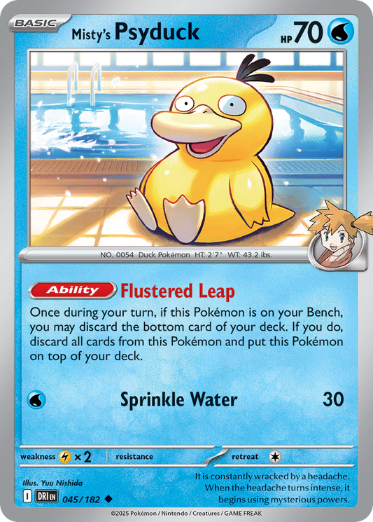 Misty's Psyduck 045/182 Destined Rivals