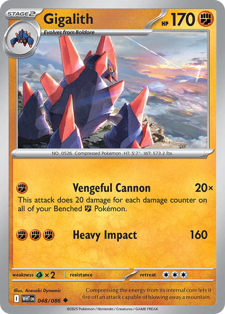 Gigalith 048/086 White Flare