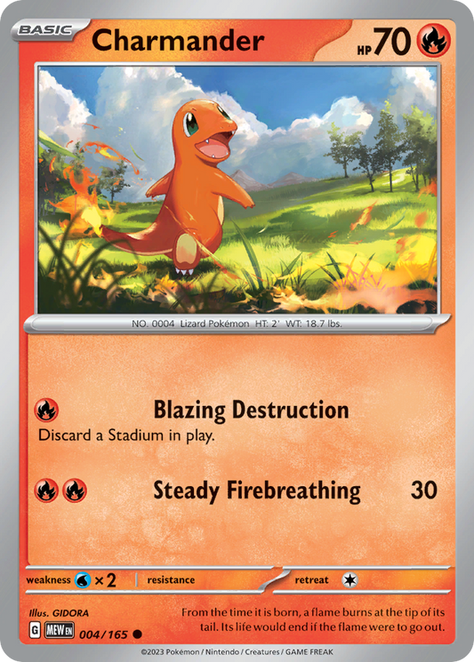 Charmander 004/165 151