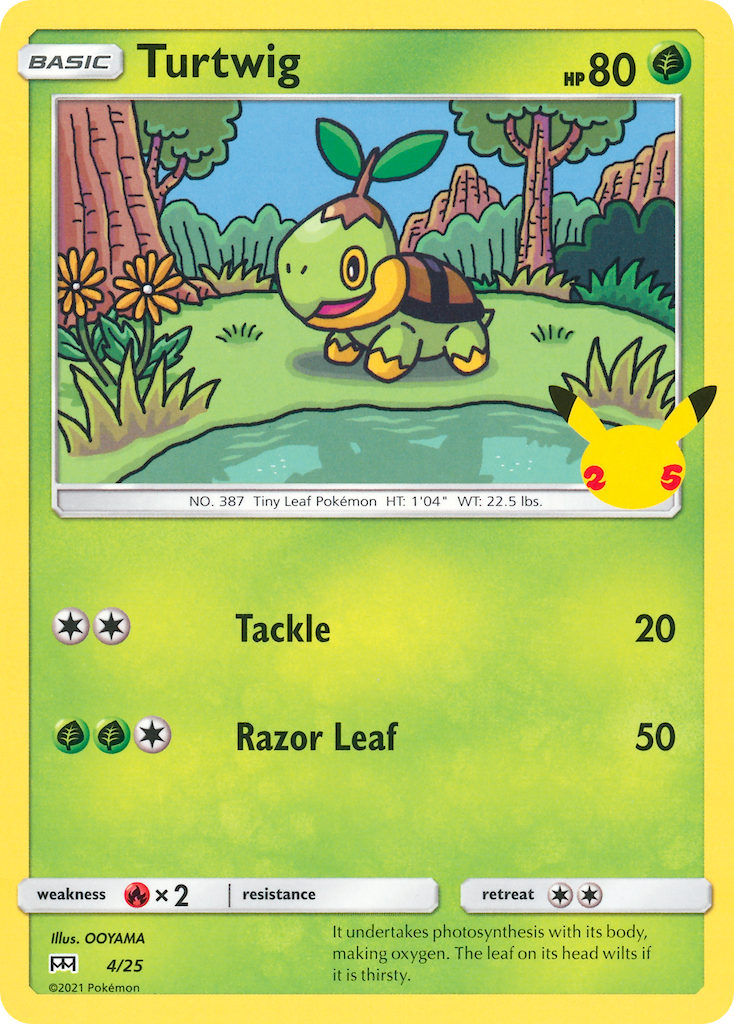 Turtwig 4/25 McDonalds 2021