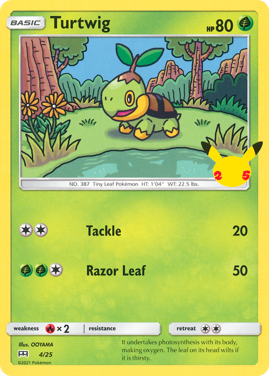 Turtwig 4/25 McDonalds 2021