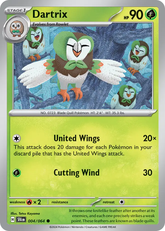 Dartrix 004/064 Shrouded Fable