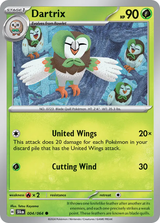 Dartrix 004/064 Shrouded Fable