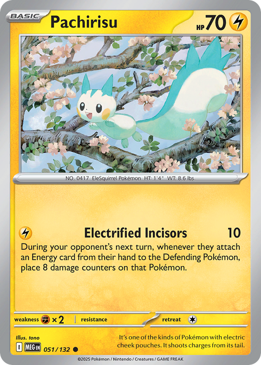 Pachirisu 051/132 Mega Evolution