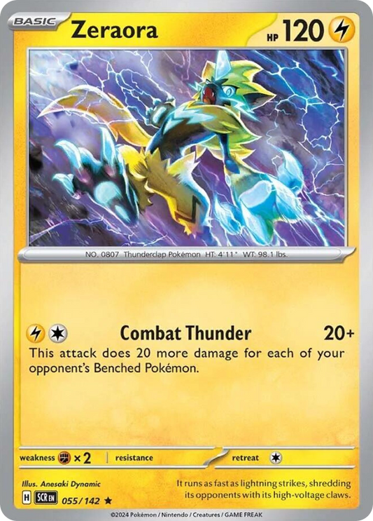 Zeraora 055/142 Stellar Crown Holo