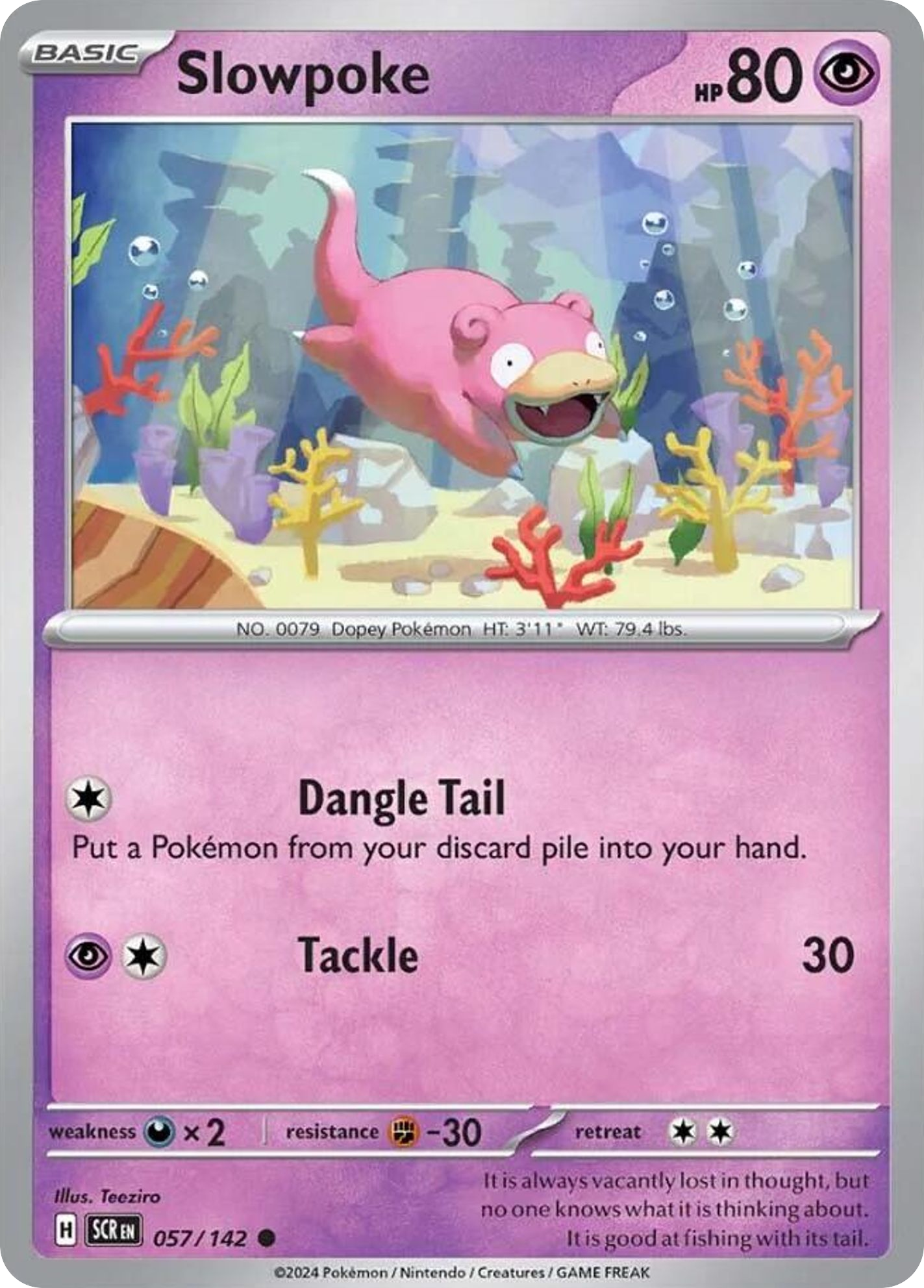 Slowpoke 057/142 Stellar Crown