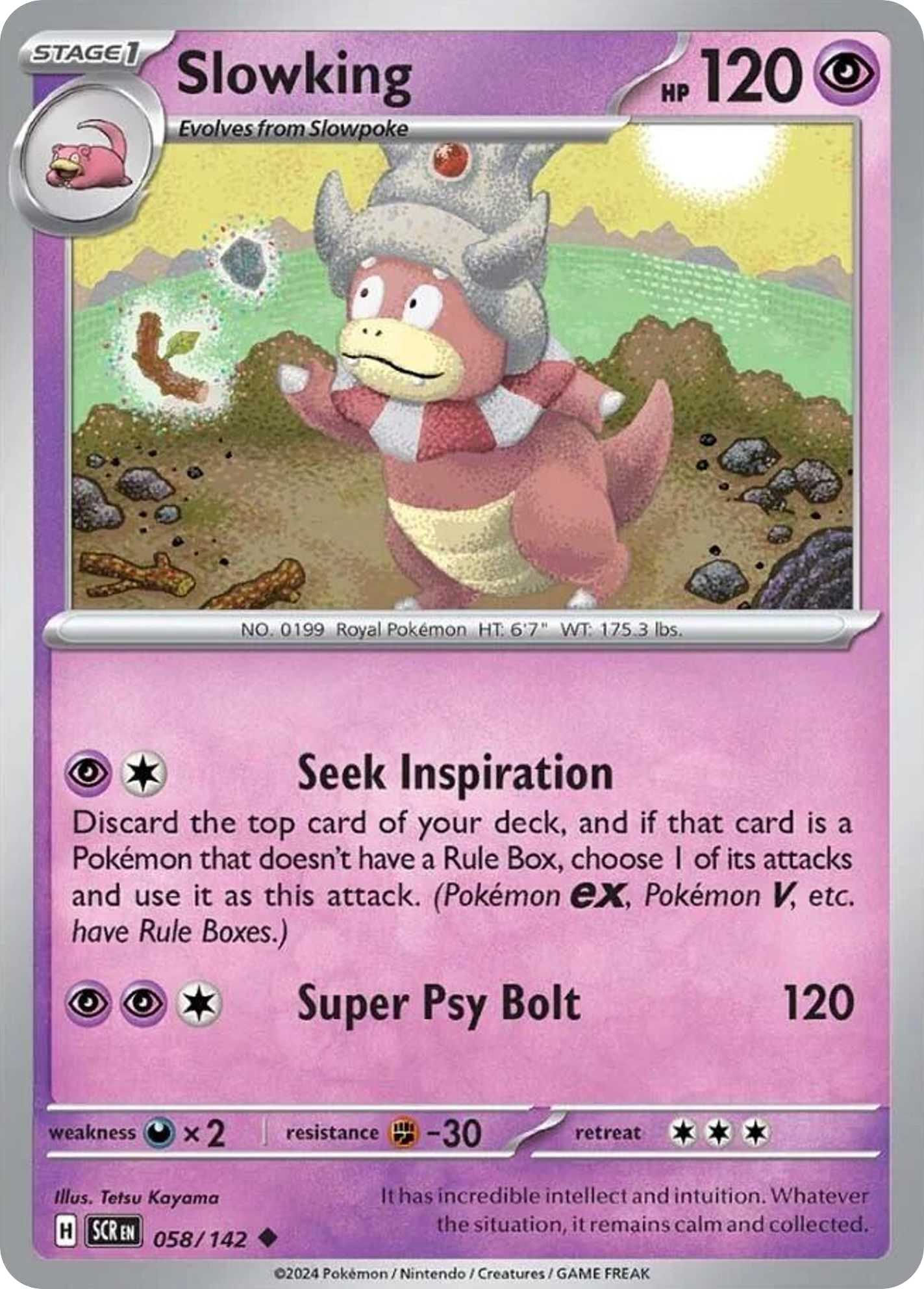 Slowking 058/142 Stellar Crown
