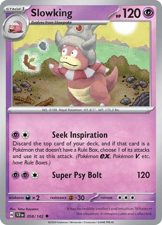 Slowking 058/142 Stellar Crown
