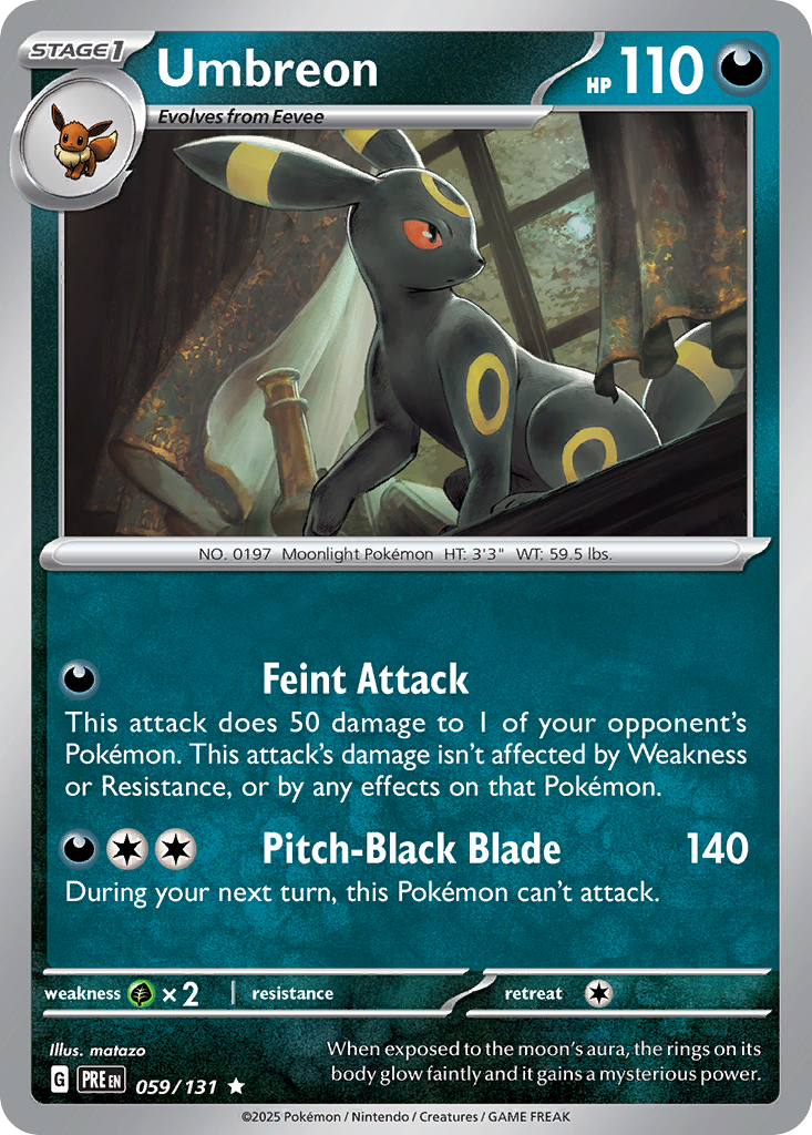 Umbreon 059/131 Prismatic Evolutions Holo