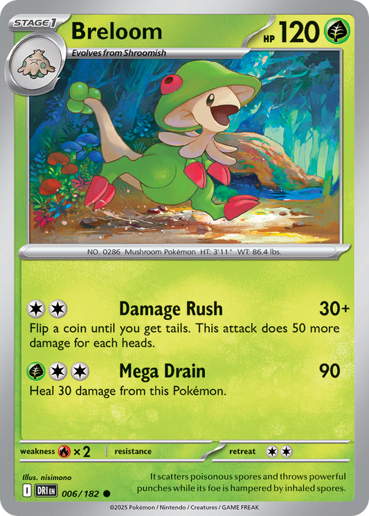 Breloom 006/182 Destined Rivals