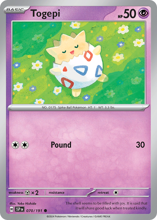 Togepi 070/191 Surging Sparks