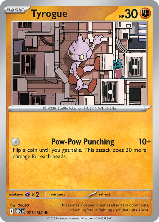 Tyrogue 071/132 Mega Evolution