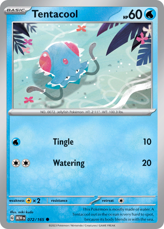 Tentacool 072/165 151