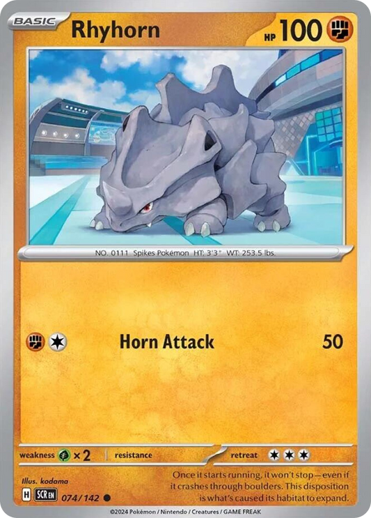 Rhyhorn 074/142 Stellar Crown