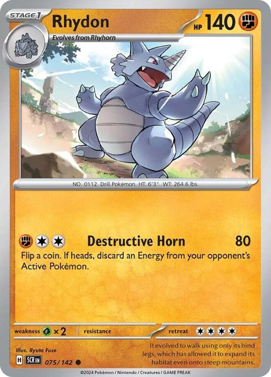 Rhydon 075/142 Stellar Crown