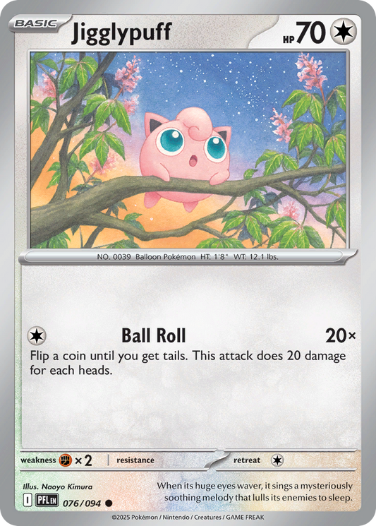 Jigglypuff 076/094 Phantasmal Flames