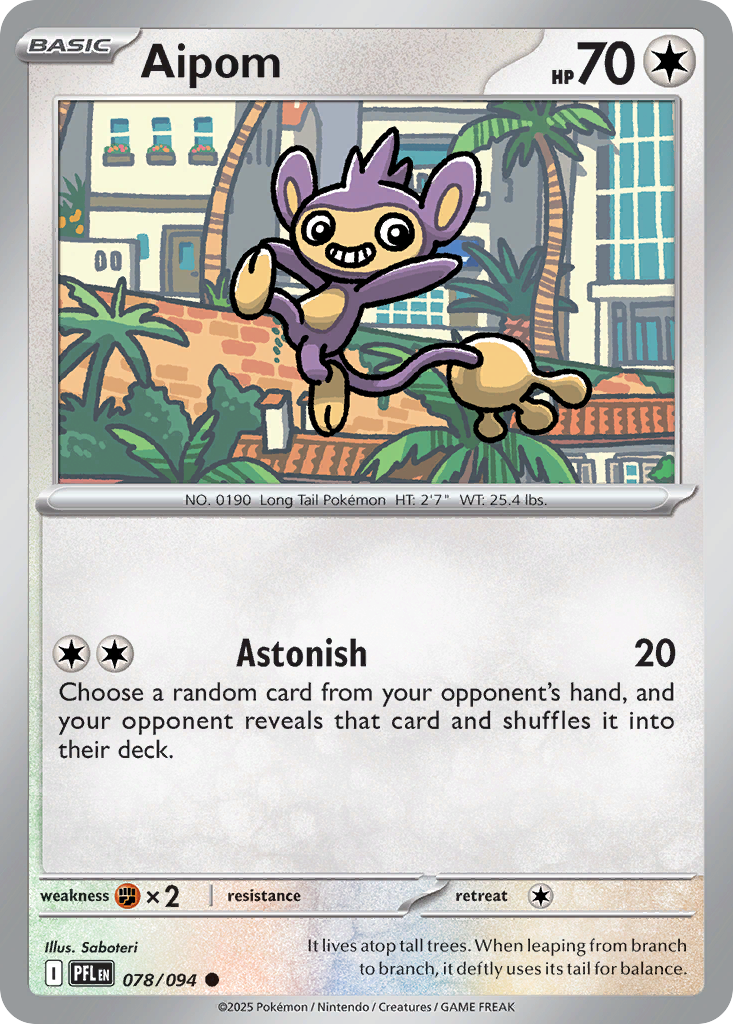 Aipom 078/094 Phantasmal Flames