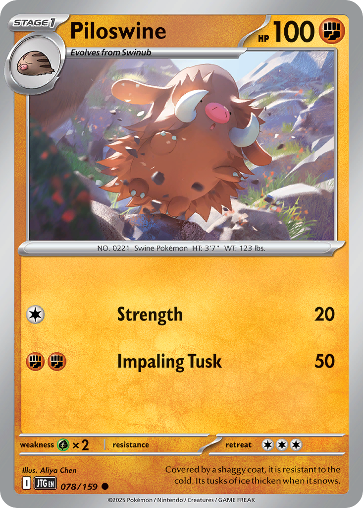 Piloswine 078/159 Journey Together