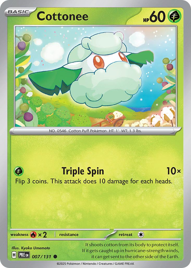 Cottonee 007/131 Prismatic Evolutions