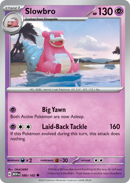 Slowbro 080/165 151