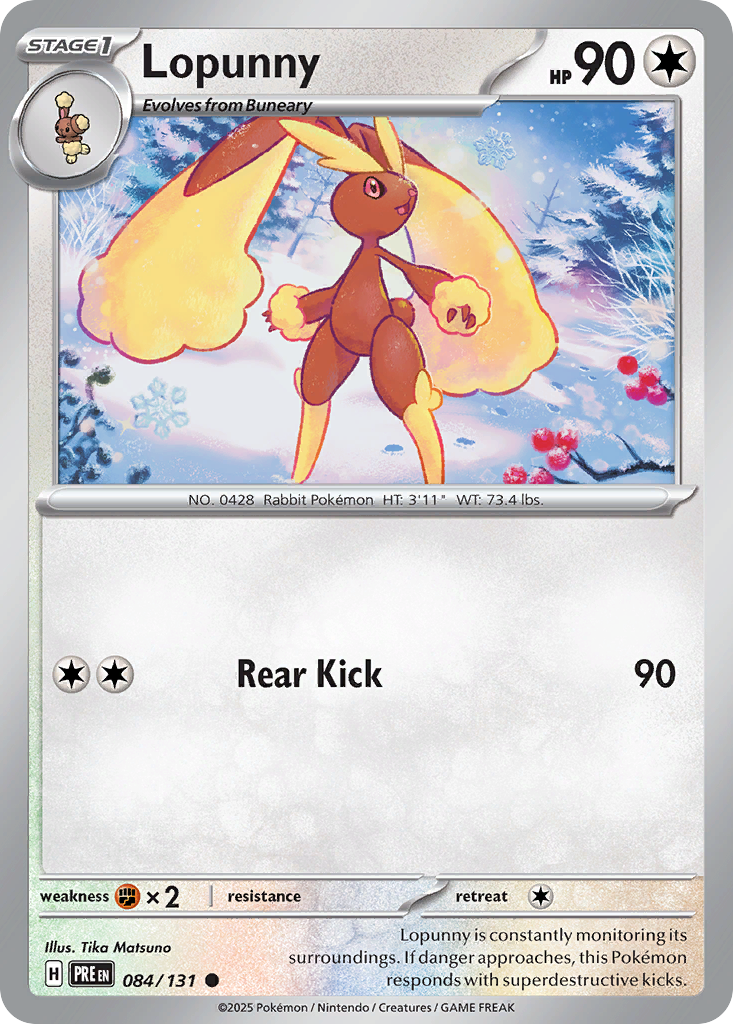 Lopunny 084/131 Prismatic Evolutions