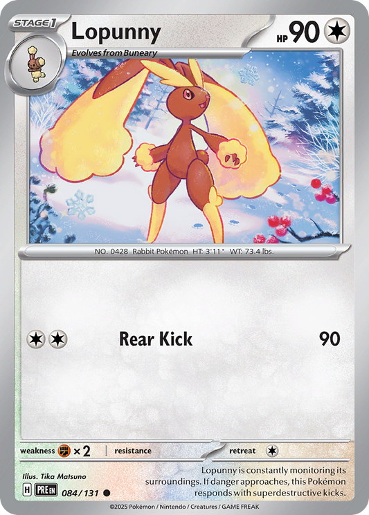 Lopunny 084/131 Prismatic Evolutions