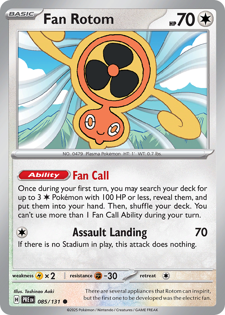 Fan Rotom 085/131 Prismatic Evolutions