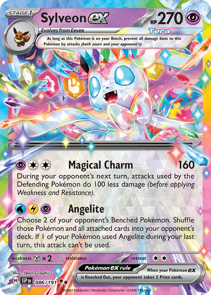 Sylveon ex 086/191 Surging Sparks