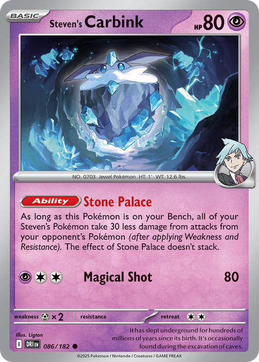 Steven's Carbink 086/182 Destined Rivals