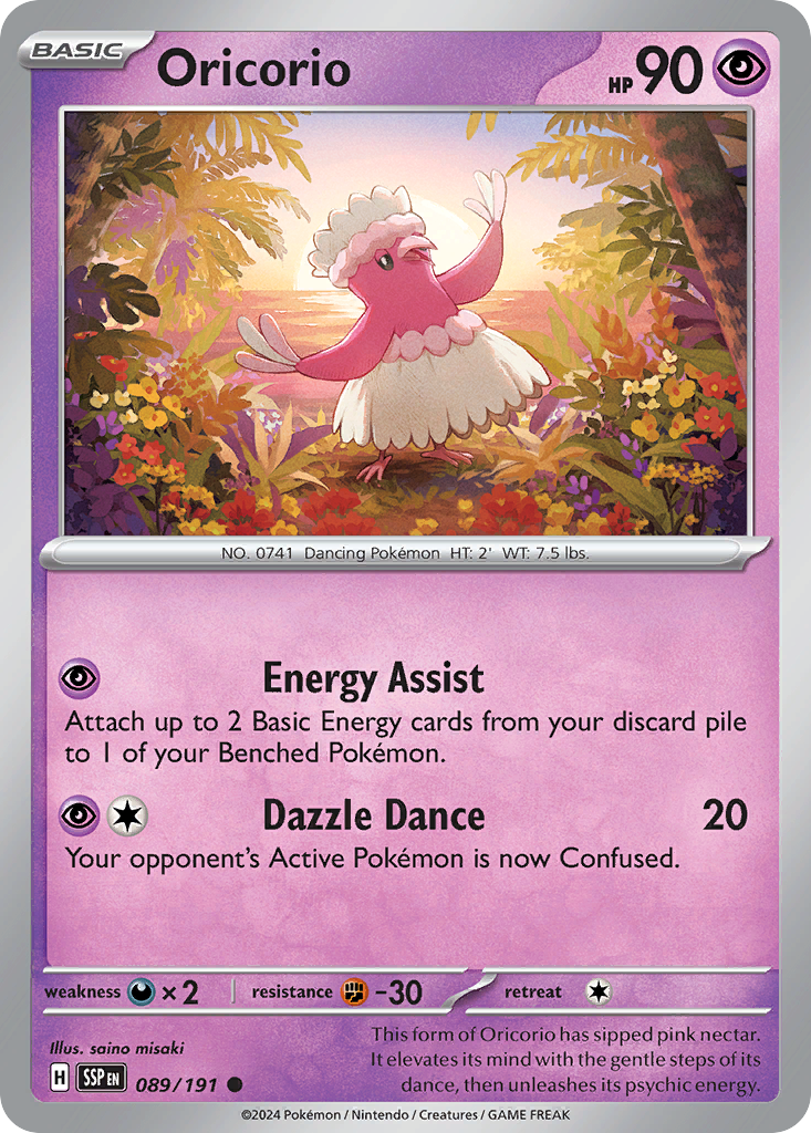 Oricorio 089/191 Surging Sparks