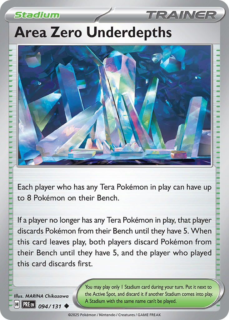 Area Zero Underpeths 094/131 Prismatic Evolutions